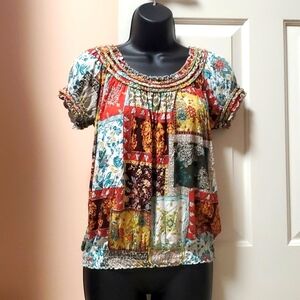 American Rag Patchwork Top